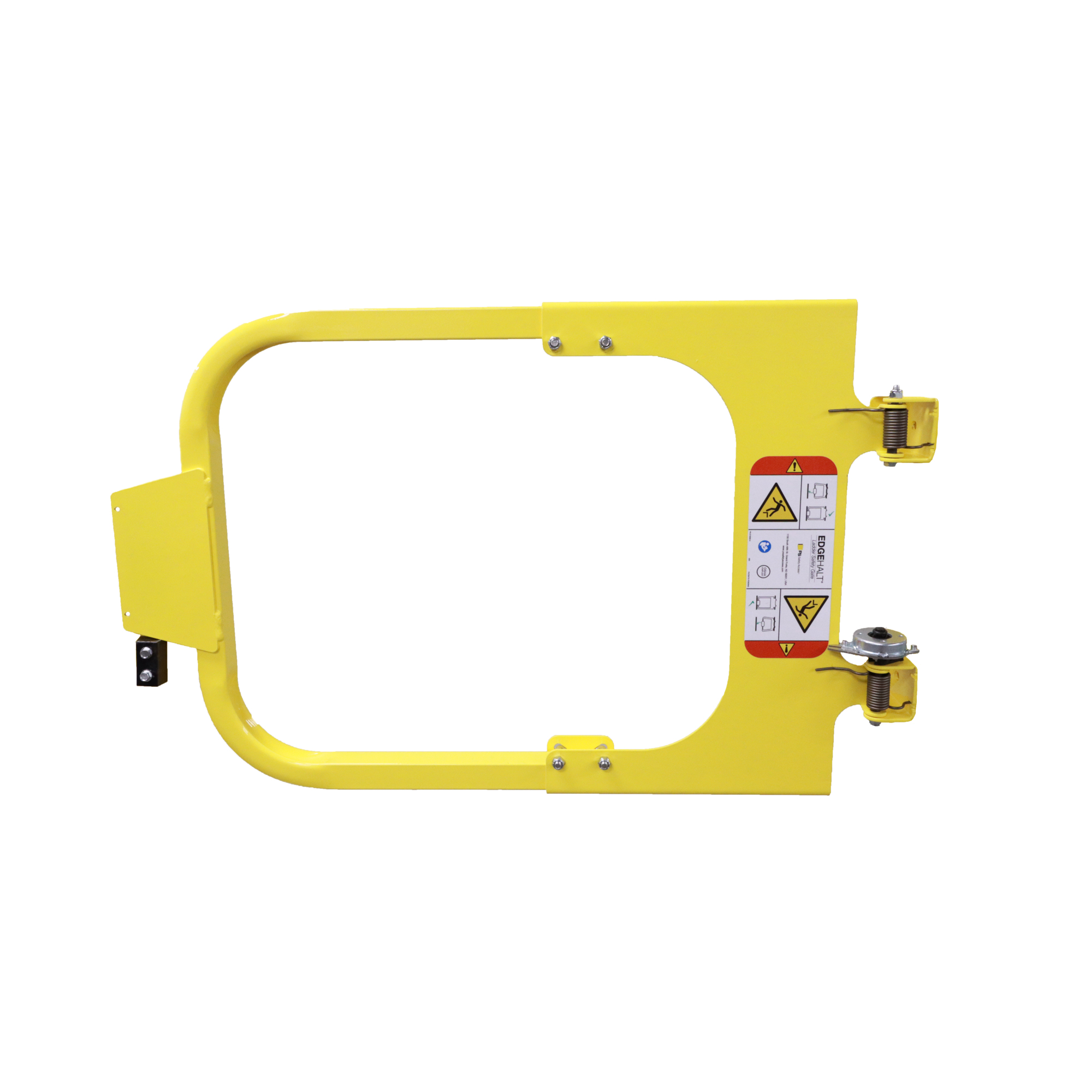 PS INDUSTRIES, Safety Gate, 15-20in. Adj., Color Yellow, Max. Width 20 in, Material Carbon Steel, Model# LSG-1520-PCY